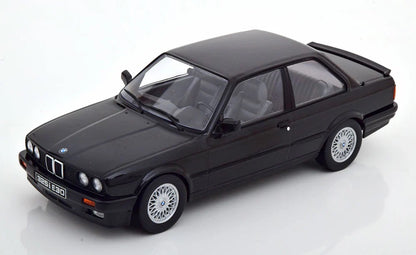 KK-Scale 1987 BMW 325i (e30) M Package Coupe Black Metallic 1:18