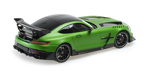 Minichamps 2020 Mercedes Benz AMG GT V8 Black Series Matte Green Metallic w/ Carbon Fiber 1:18 LIMITED, SEALED