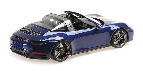 Minichamps 2021 Porsche 911 992 Targa 4 GTS Gentian Blue 1:18 SEALED, LIMITED