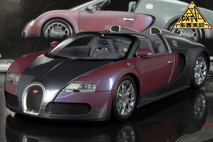 Minichamps 2009 Bugatti Veyron Grand Sport 16.4 Purple and Grey Metallic 1:18