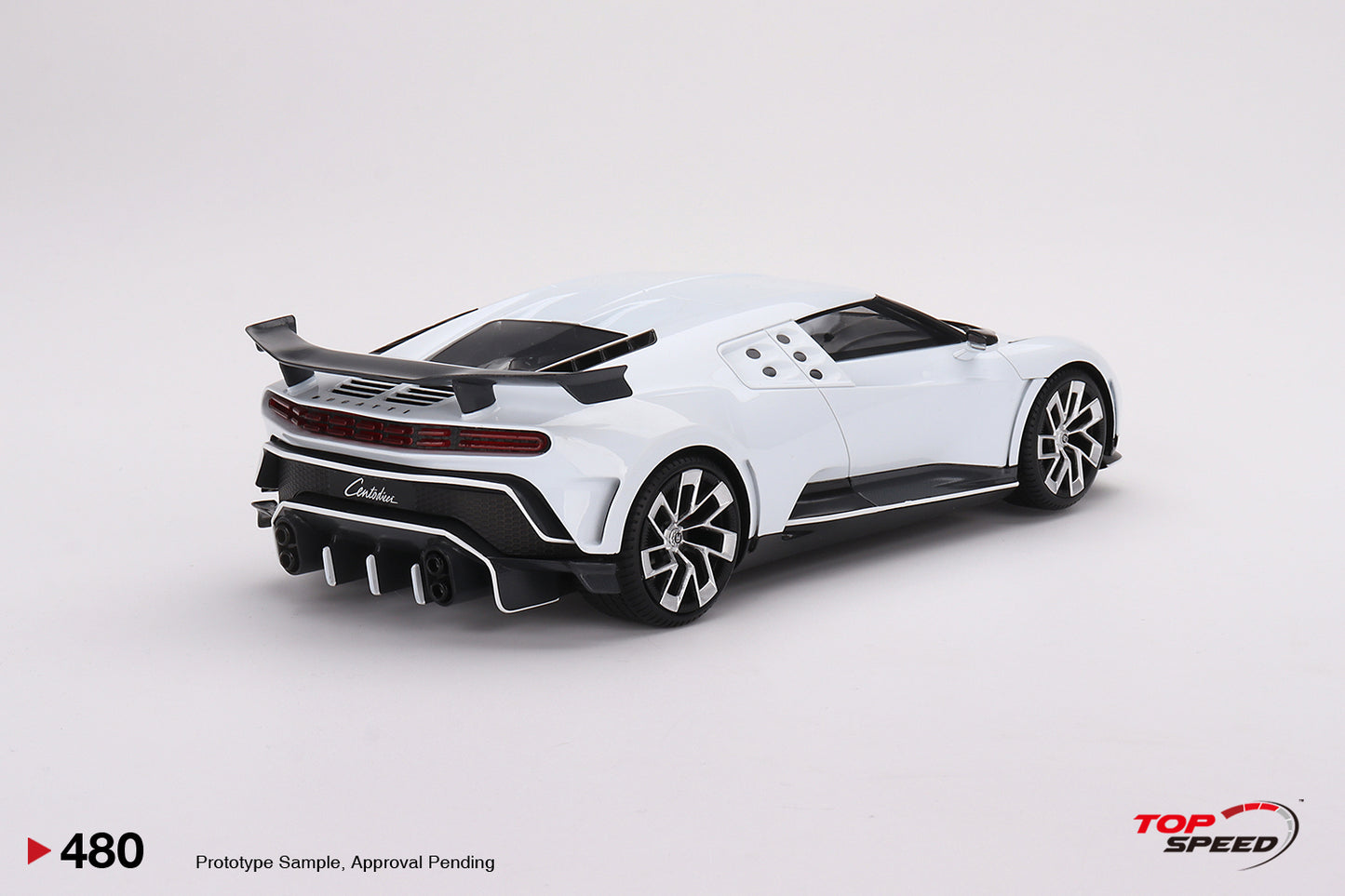 Topspeed 1:18 Bugatti Centodieci  White