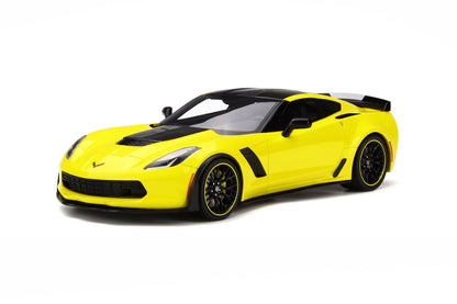 GT Spirit 2016 Chevy Corvette C7-R Z06 Yellow Tintcoat 1:18