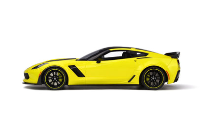 GT Spirit 2016 Chevy Corvette C7-R Z06 Yellow Tintcoat 1:18