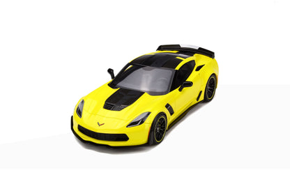 GT Spirit 2016 Chevy Corvette C7-R Z06 Yellow Tintcoat 1:18