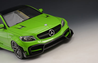 GLM-Models 2019 Mercedes Benz C Class C63S AMG Darwinpro Widebody Lime Green 1:18