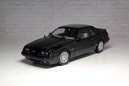 Welly 1986 Ford Mustang GT 5.0 Black 1:18