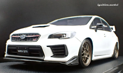 Ignition-Model Subaru WRX STi (CBA-VAB) Pearl White 1:18