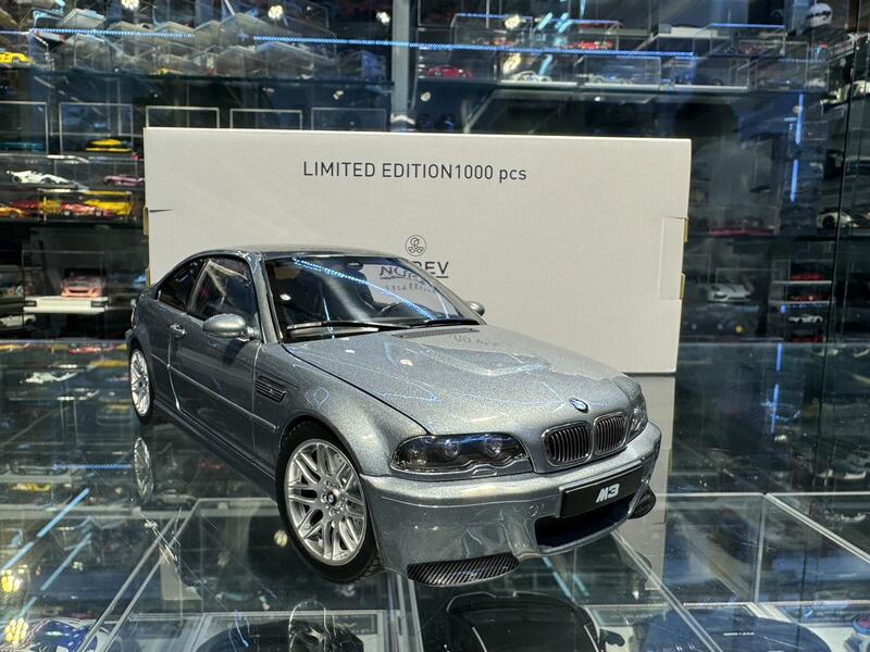 Norev 2000 BMW M3 CSL (E46) Grey Metallic 1:18