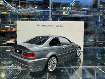 Norev 2000 BMW M3 CSL (E46) Grey Metallic 1:18