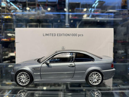 Norev 2000 BMW M3 CSL (E46) Grey Metallic 1:18