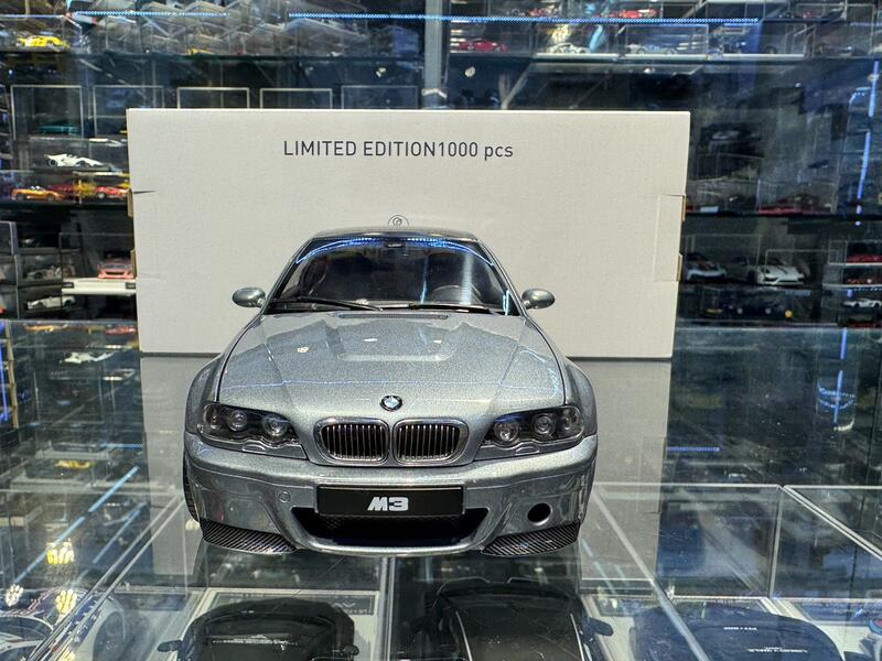 Norev 2000 BMW M3 CSL (E46) Grey Metallic 1:18