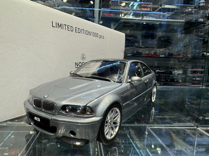 Norev 2000 BMW M3 CSL (E46) Grey Metallic 1:18