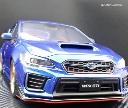 Ignition-Model Subaru WRX STi (CBA-VAB) Blue Metallic 1:18