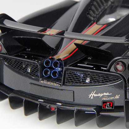 LCD Pagani Huayra Roadster BC Full Carbon Black 1:18