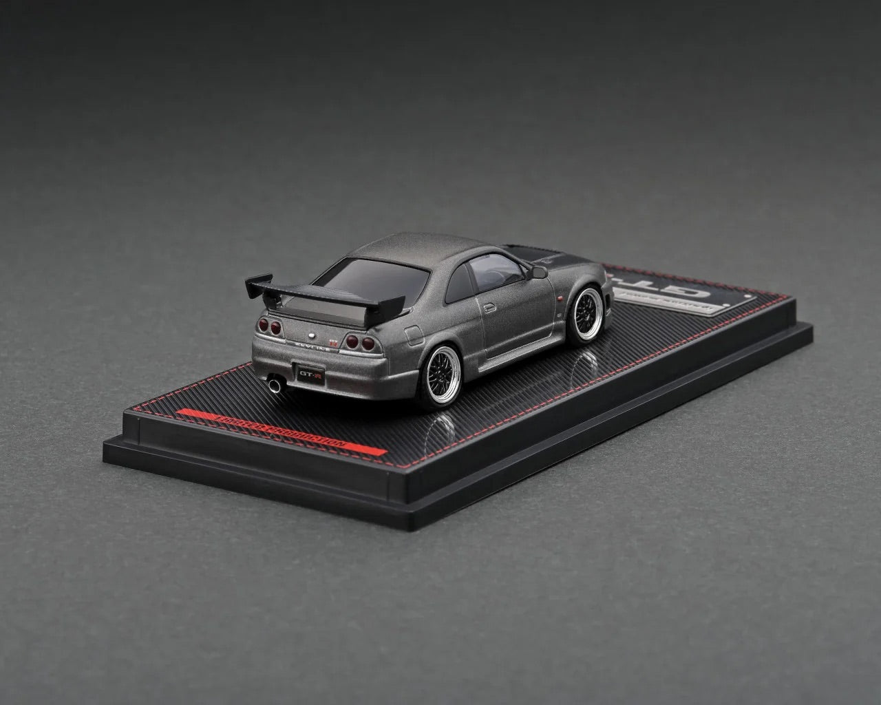 Ignition-Model Nissan Skyline GT-R 400r R33 (BCNR33) RHD Titanium Grey 1:64