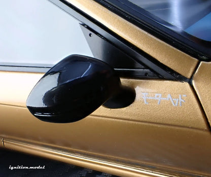 Ignition-Model Nissan Skyline GT-R R32 (VR32) Top Secret RHD Gold w/ Carbon Fiber Hood 1:18