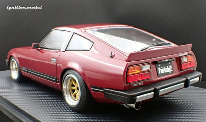 Ignition-Model Nissan Fairlady 280 Z S130 RHD Dark Red 1:18