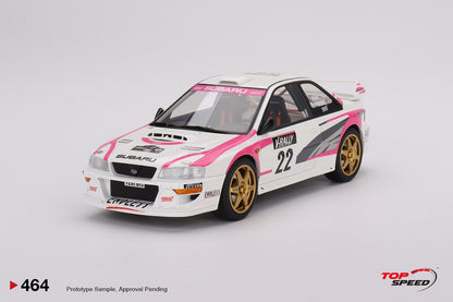 Topspeed 1:18 Subaru Impreza WRC98 1999 Rally Tour de Corse #22