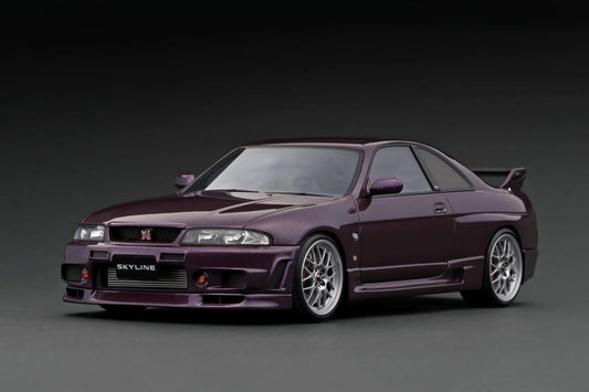 Ignition-Model Nissan Skyline GT-R R33 (BCNR33) RHD Midnight Purple 1:18