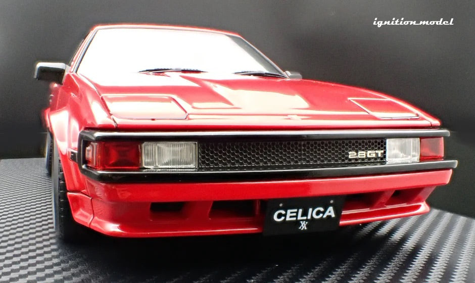 Ignition-Model Toyota Celica Supra Mk2 XX 2800 GT (A60) Red 1:18