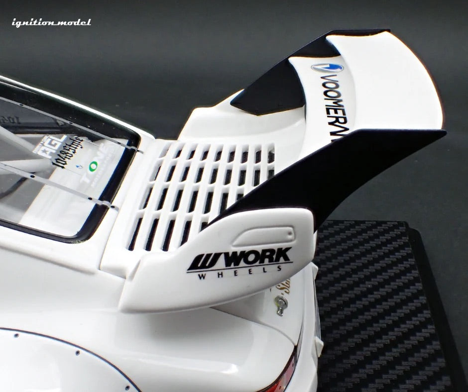 Ignition-Model Porsche 911 RWB 930 Kamiwaza White w/ Gold Work M1 Wheels 1:18