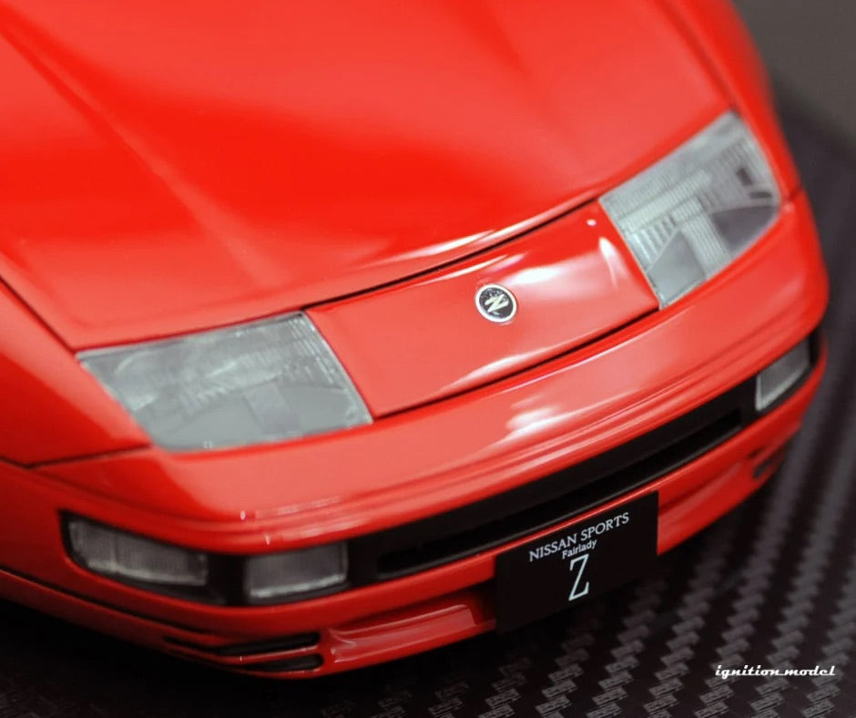 Ignition-Model Nissan Fairlady 300 ZX Z32 2by2 RHD Red 1:18