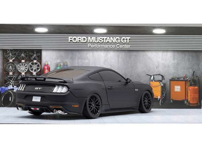 Diecast Masters 2019 Ford Mustang GT 5.0 Coupe RHD Matte Black (Customizable) 1:18