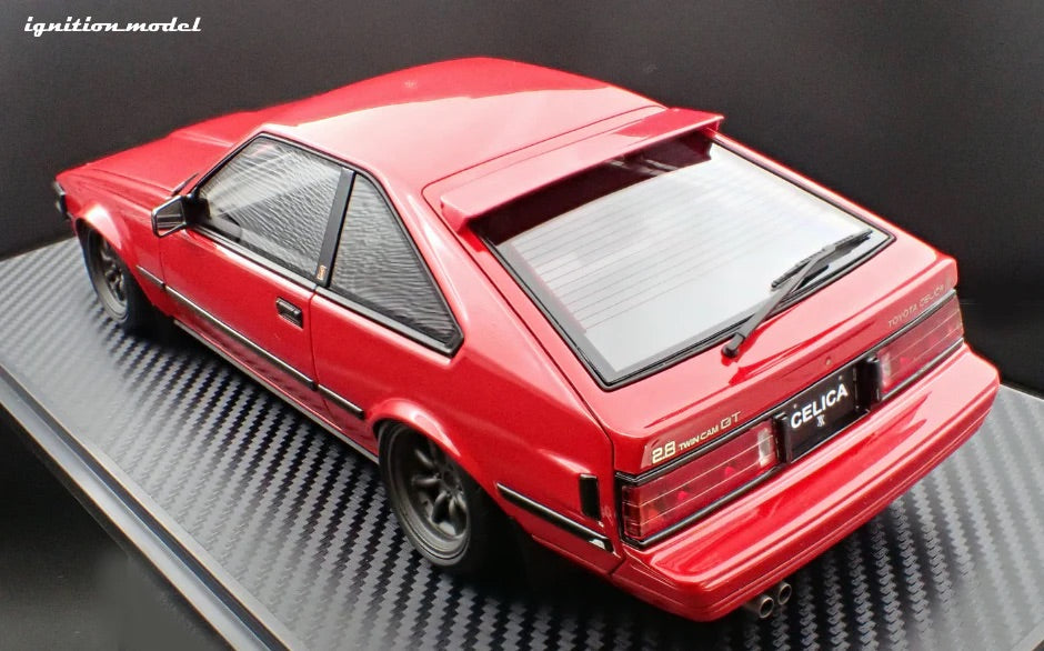 Ignition-Model Toyota Celica Supra Mk2 XX 2800 GT (A60) Red 1:18