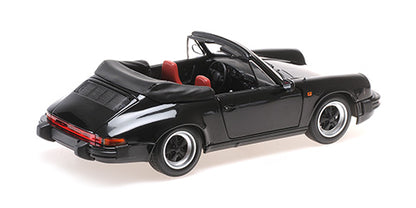 Minichamps 1983 Porsche 911 Carrera 3.2 Cabriolet G Series Black 1:18