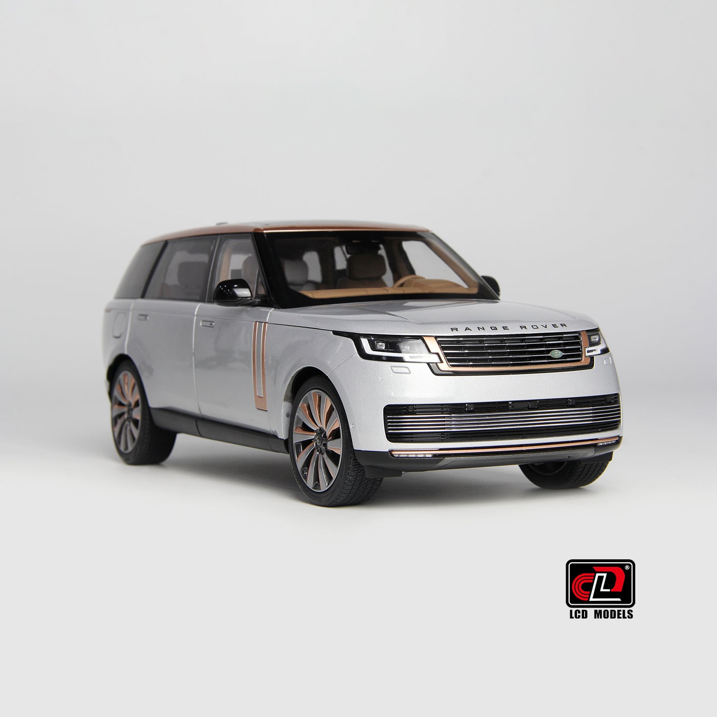 LCD 2022 Range Rover SV Silver w/ Bronze Accents 1:18