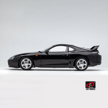 LCD Toyota Supra A80 (Black color) *Comes with a lift!!* 1:18