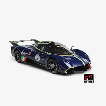 LCD Pagani Huayra R Blue Carbon 1:18