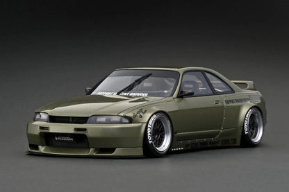 Ignition-Model Nissan Pandem GT-R R33 (BCNR33) RHD Millenium Jade 1:18