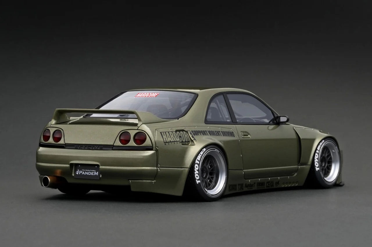 Ignition-Model Nissan Pandem GT-R R33 (BCNR33) RHD Millenium Jade 1:18