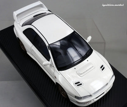 Ignition-Model Subaru Impreza 22b STi Version (GC8) White 1:18