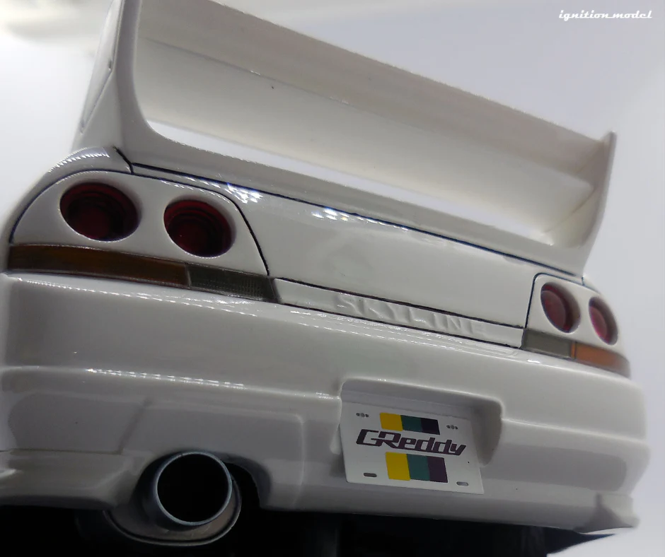 Ignition-Model Nissan GReddy GT-R R33 (BCNR33) RHD Pearl White 1:18