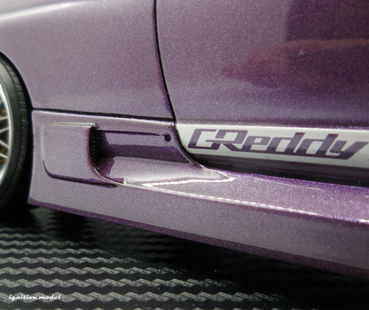 Ignition-Model Nissan GReddy GT-R R33 (BCNR33) RHD Midnight Purple 1:18