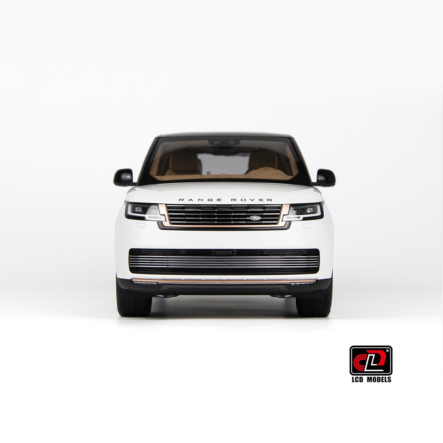 LCD 2022 Range Rover SV Serenity White w/ Black Roof 1:18