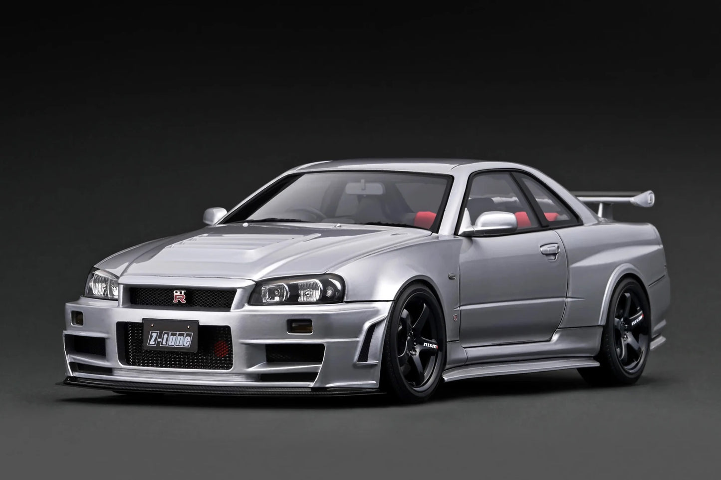 Ignition-Model Nissan Nismo GT-R R34 (BNR34) Z-tune RHD Silver 1:18