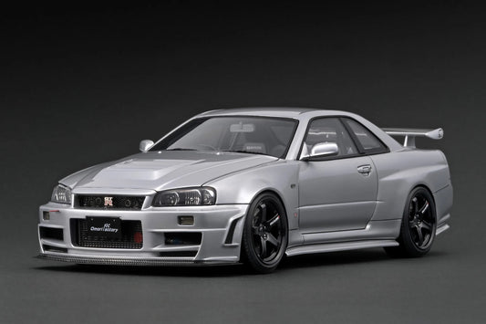 Ignition-Model Nissan Nismo GT-R R34 (BNR34) Z-tune PROTOTYPE RHD Silver 1:18