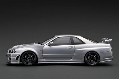 Ignition-Model Nissan Nismo GT-R R34 (BNR34) Z-tune PROTOTYPE RHD Silver 1:18