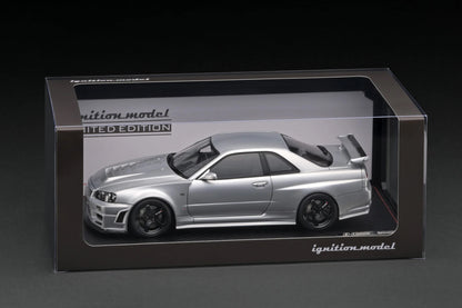 Ignition-Model Nissan Nismo GT-R R34 (BNR34) Z-tune PROTOTYPE RHD Silver 1:18