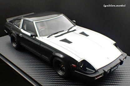 Ignition-Model Nissan Fairlady Z S130 RHD Black and Silver 1:18