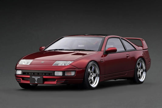 Ignition-Model Nissan Fairlady 300 ZX Z32 2by2 RHD Red Metallic 1:18