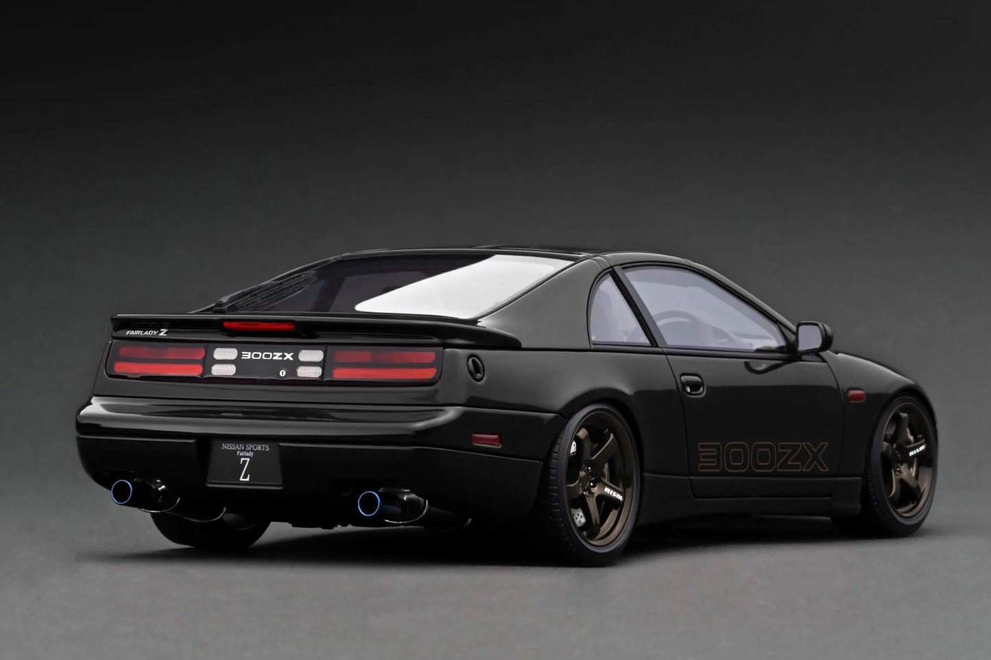 Ignition-Model Nissan Fairlady 300 ZX Z32 2by2 RHD Black 1:18