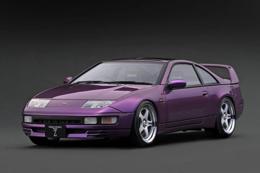 Ignition-Model Nissan Fairlady 300 ZX Z32 2by2 RHD Purple Metallic 1:18