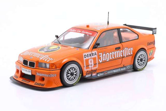 Werk83 1993 BMW M3 E36 Jagermeister Dekra No 9 DTM Season 1993 Hahne Orange 1:18