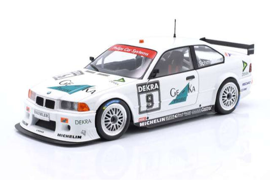 Werk83 1994 BMW M3 E36 Geka Dekra No 9 DTM Season 1994 Schmickler White 1:18