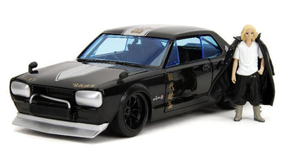 1971 Nissan Skyline GT-R with Mikey Figure - Tokyo Revengers (TV Series 2021-Present) 1:24