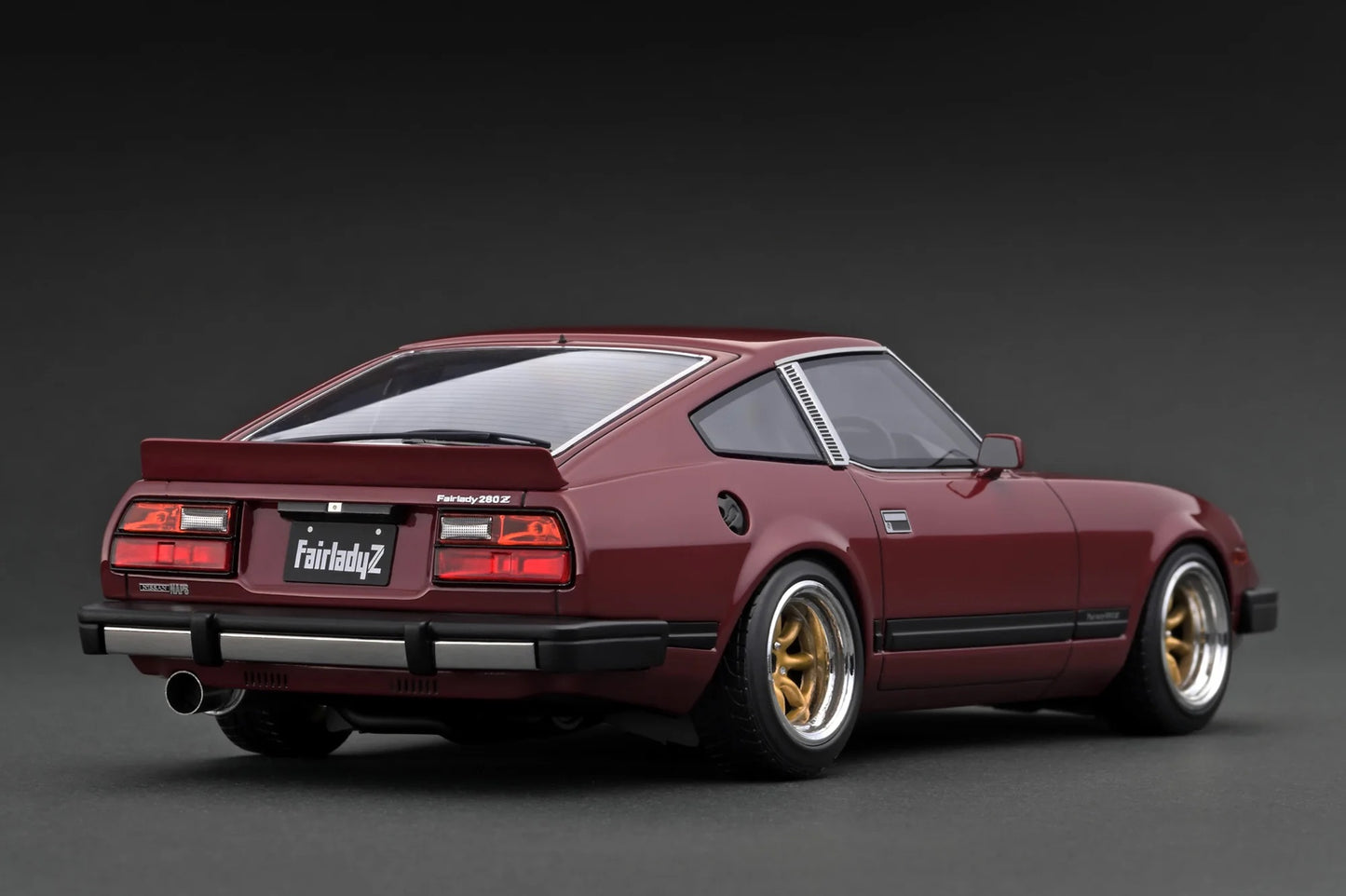 Ignition-Model Nissan Fairlady 280 Z S130 RHD Dark Red 1:18